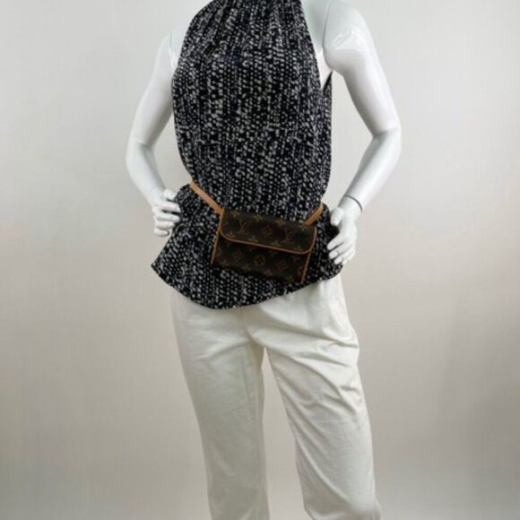 Louis Vuitton Monogram Pochette Florentine Bum XS Crossbody Belt Bag - Picture 2 of 13